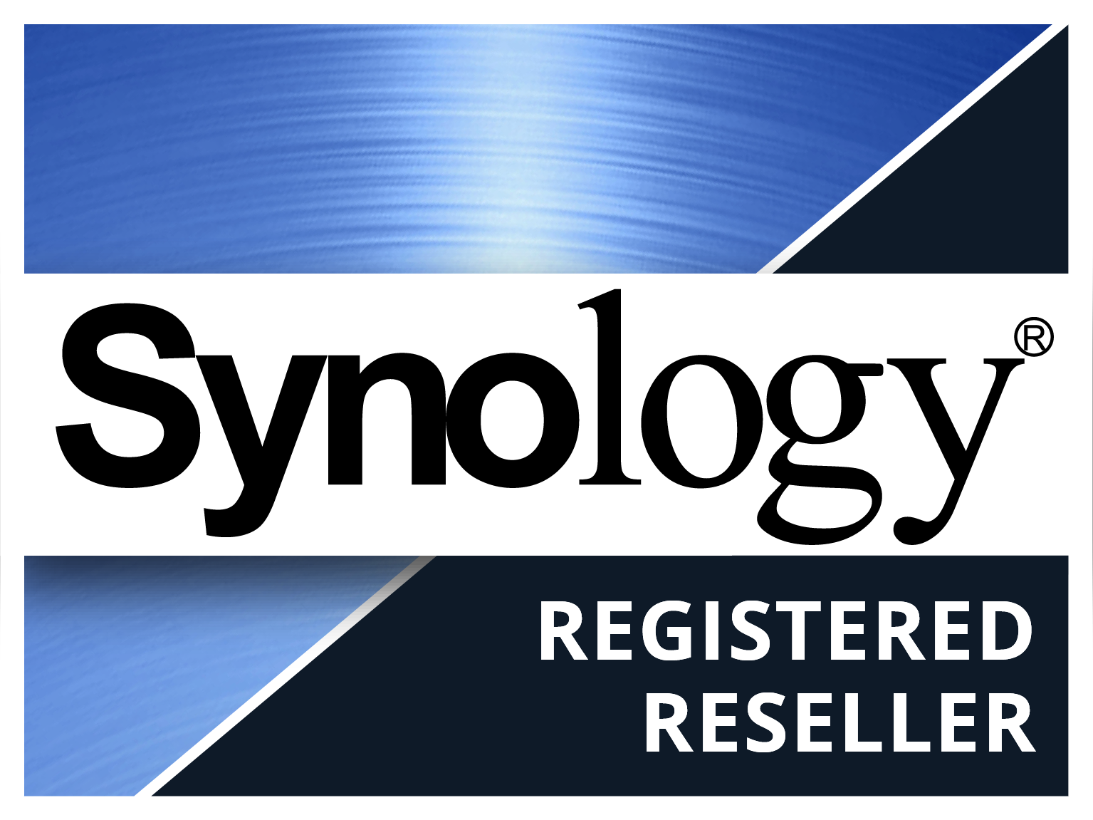 Logo der Firma Synology Status registered Partner